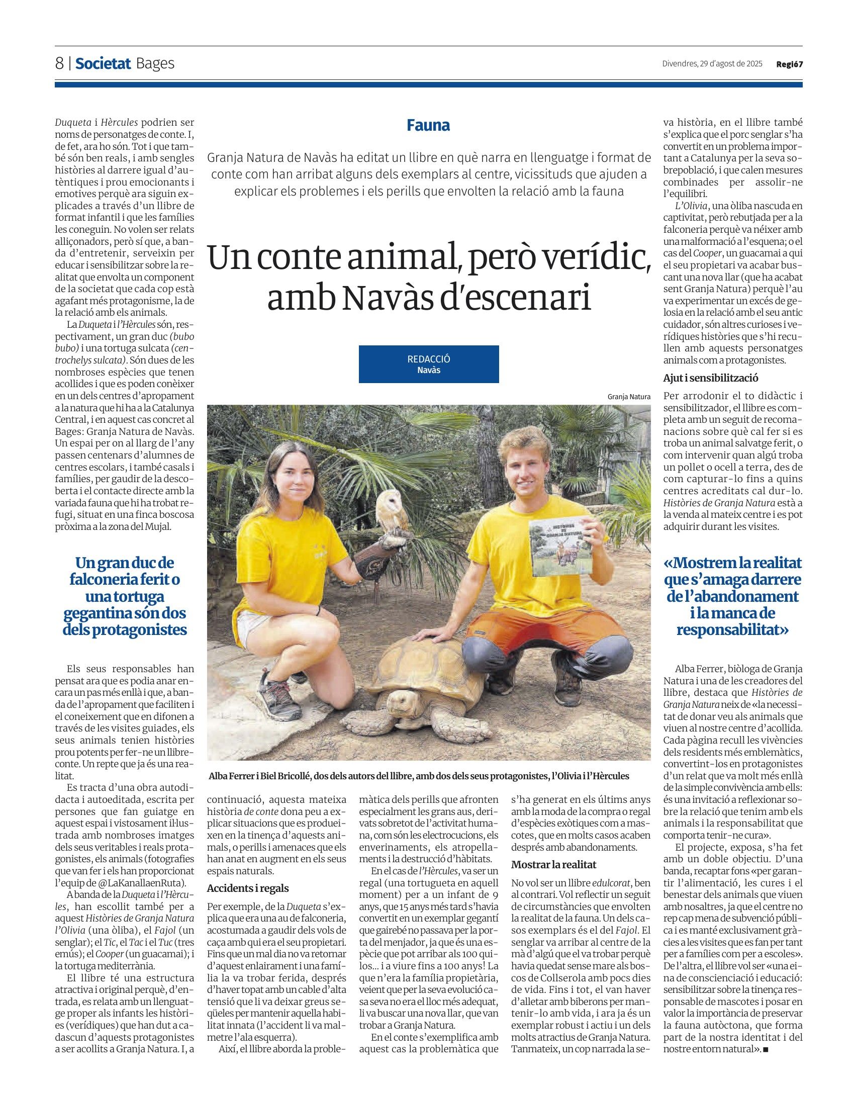 Article: Les històries de Granja Natura, el conte